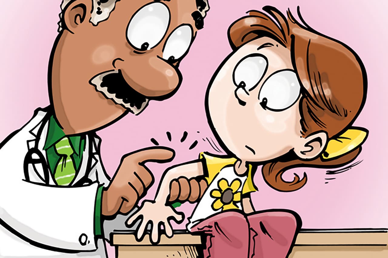 Illustration: internal organs — recurrent deep skin or organ abscesses